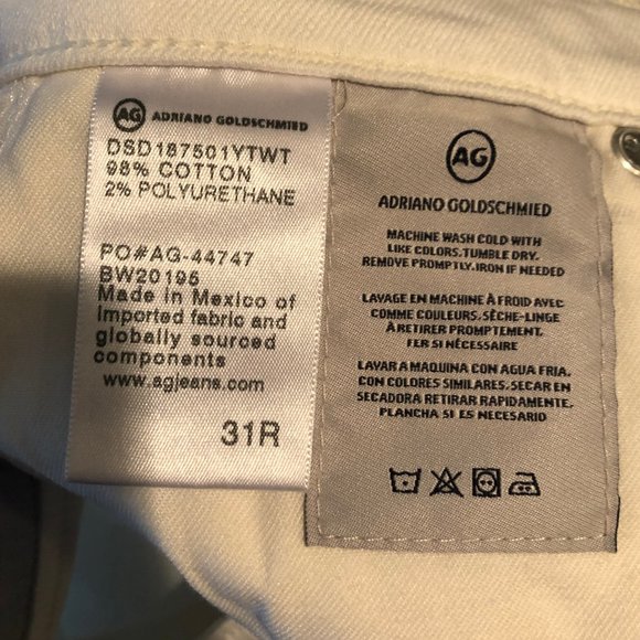 AG Denim High Rise Straight Leg in "The Mari" - Picture 7 of 7